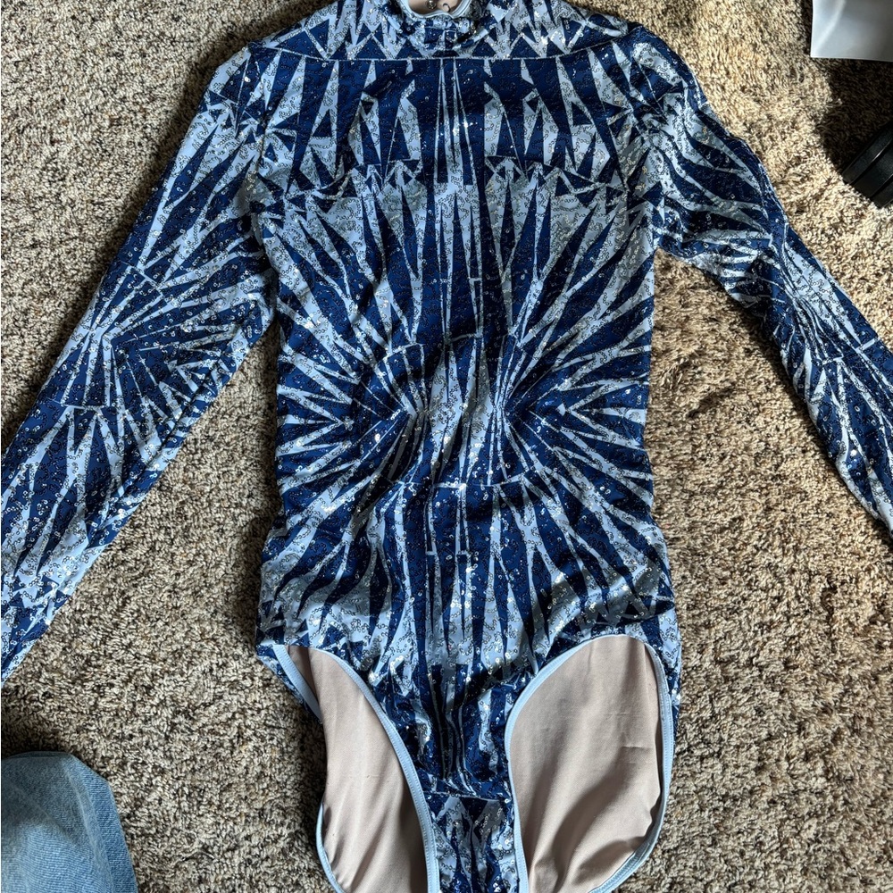 Blue and White Kids One Piece